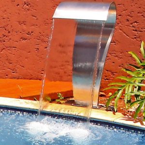 Cascata para piscina em Aço inox 304 Canyon
