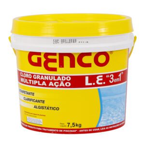 Cloro Múltipla Ação 3 em 1 Genco - 7,5 kg